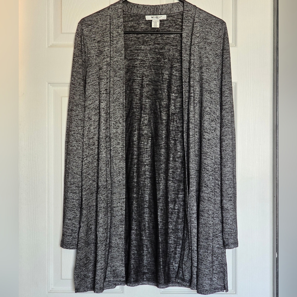 White House Black Market Charcoal Cardigan